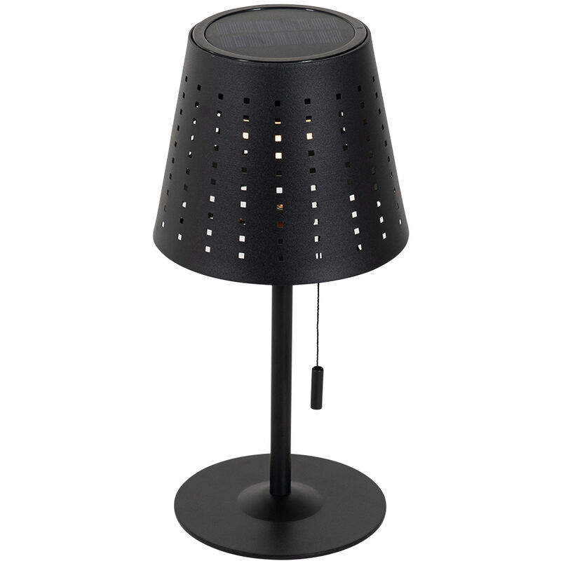 Image of Qazqa - Outdoor Table Lamp Black&hellip;