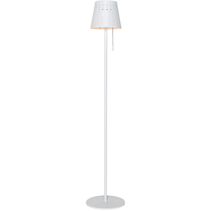 Image of Qazqa - Outdoor Floor Lamp White&hellip;