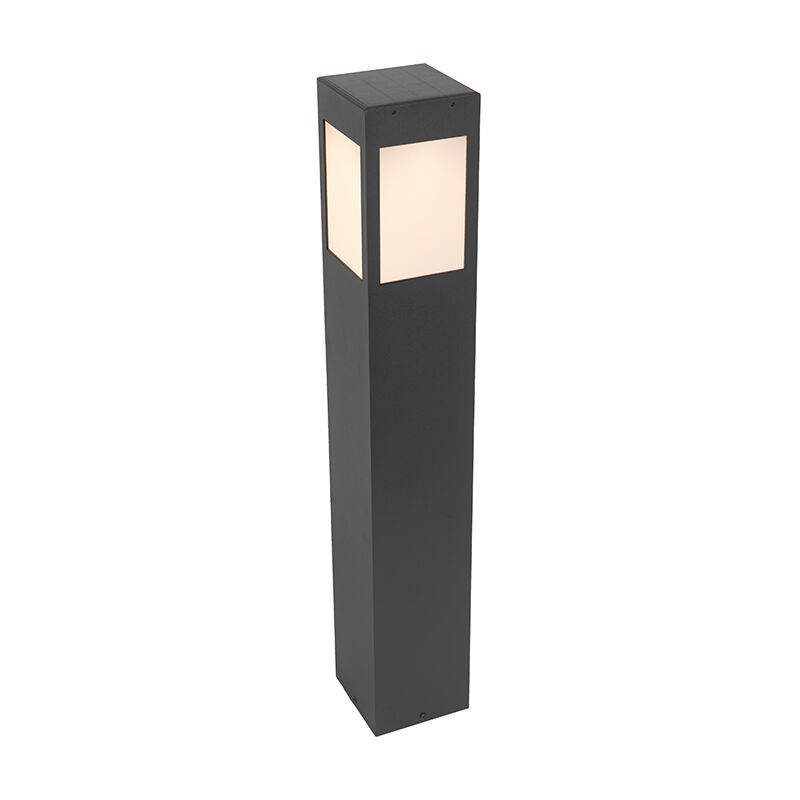 Standing outdoor lamp black IP65 incl. LED solar - Charlotte