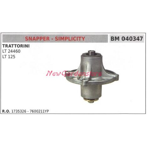 Bujes de cuchillas para tractores cortacésped LT 24460 125 SNAPPER 1735326 7600211YP