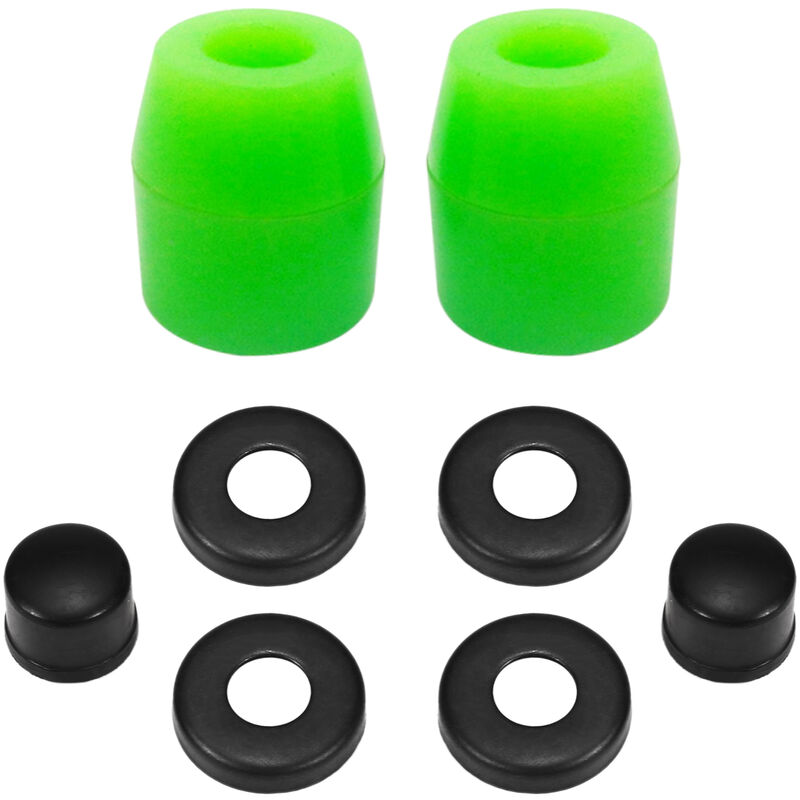 

Bujes para monopatín Kit de reconstruccion de camiones Longboard Bujes Arandelas Copas pivotantes para 2 camiones,Verde