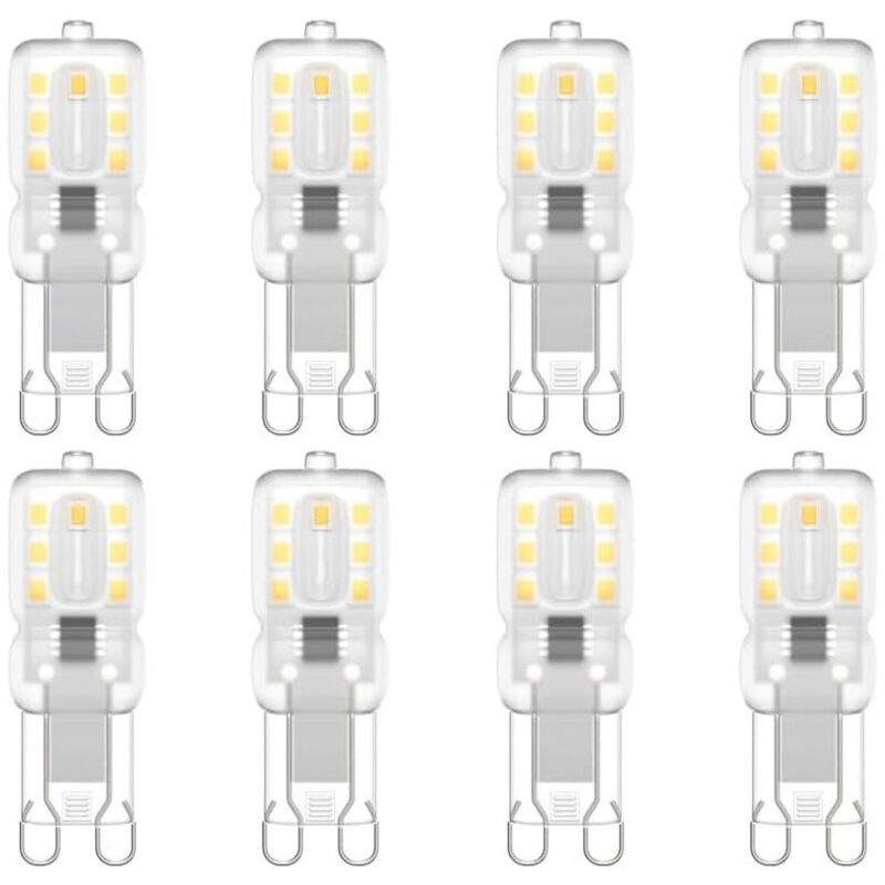 Ampoule Led 2 W Pour Projecteur, 2 Connecteurs Smd 3535 G9, Lumière Blanche Chaude Et Froide, 220 V