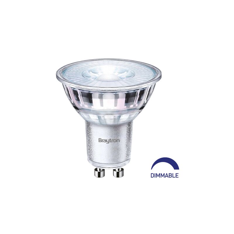 Braytron - Lampadina led GU10 5,5W (Eq. 50W) 2700K 38° Dimmerabile