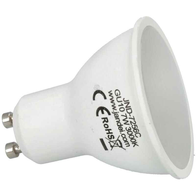 Image of Jandei - Pack 10 led Bulb GU10 7W 3000K Calid Bulb led GU10