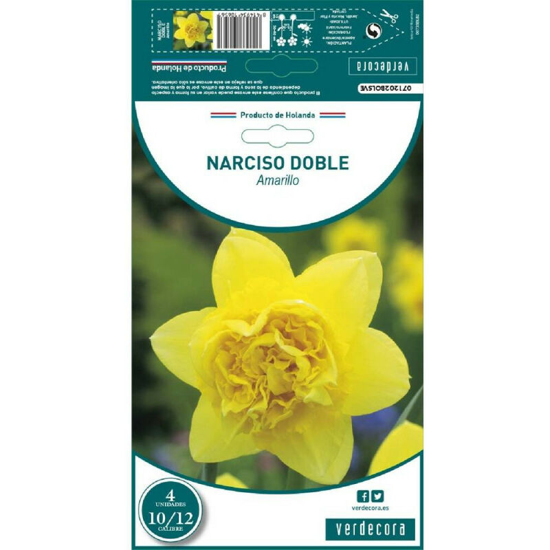 

Bulbos Narciso Doble Amarillo 4 Uds