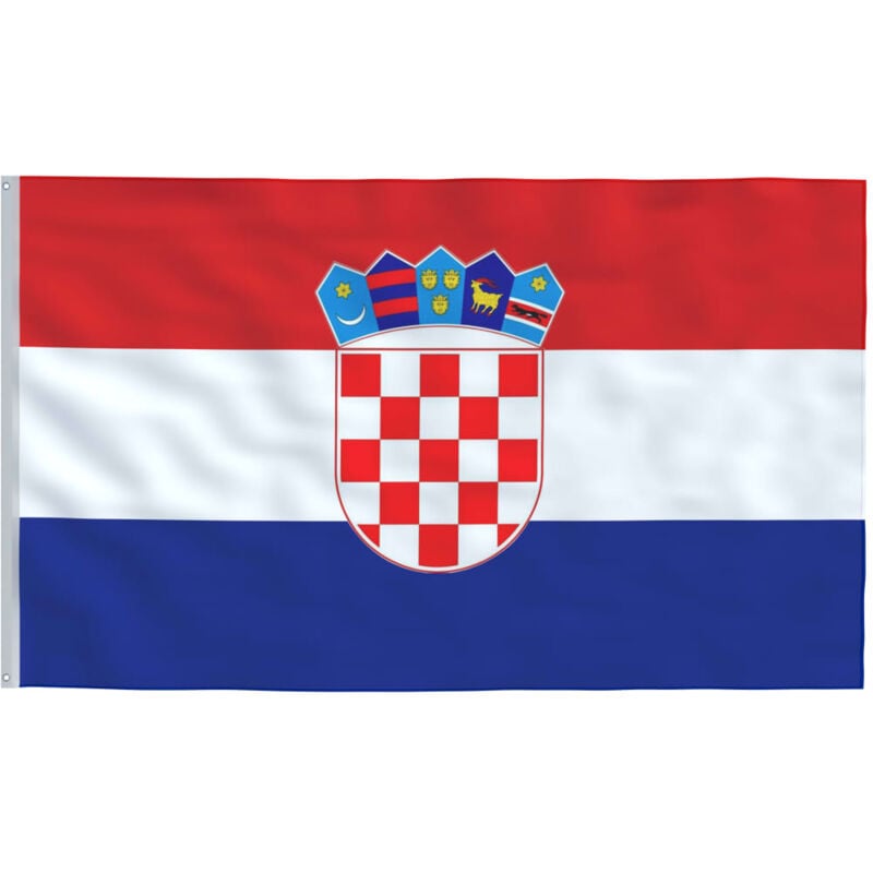 Croatia Flag 90x150 cm Vidaxl