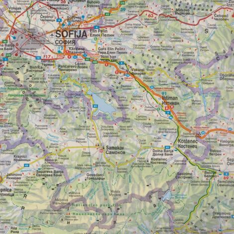 Bulgarien Karte 1:400.000