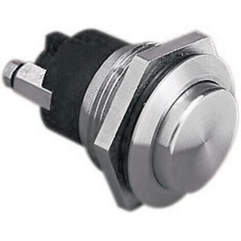 Bulgin MP0037/2 MP0037/2 Bouton-poussoir antivandalisme 50 V 1 A 1 x Off/(On) à rappel (Ø x L) 21.5 mm x 31.8 mm IP68 (