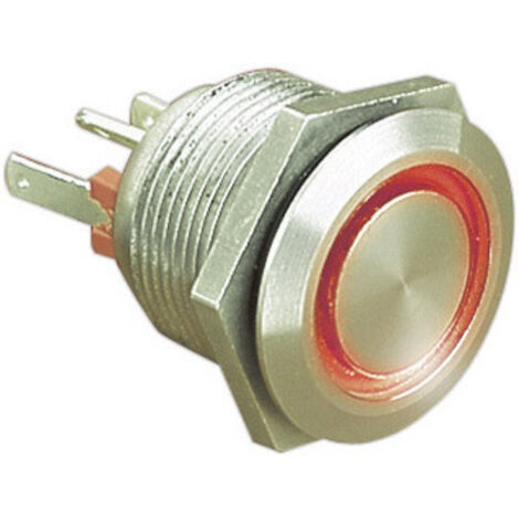 Bulgin MPI002/28/RD MPI002/28/RD Vandalismusgeschützter Drucktaster 24 V/DC 0.05 A 1 x Aus/(Ein) tas