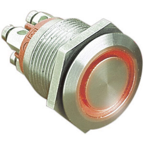Bulgin MPI002/TERM/BL MPI002/TERM/BL Vandalismusgeschützter Drucktaster 24 V/DC 0.05 A 1 x Aus/(Ein)