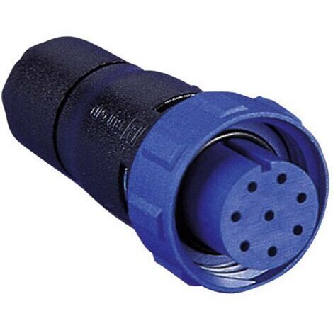 Bulgin PX0410/03S/5560 Cosse cylindrique mâle mâle, droit Nombre total de pôles: 3 Série (connecteur
