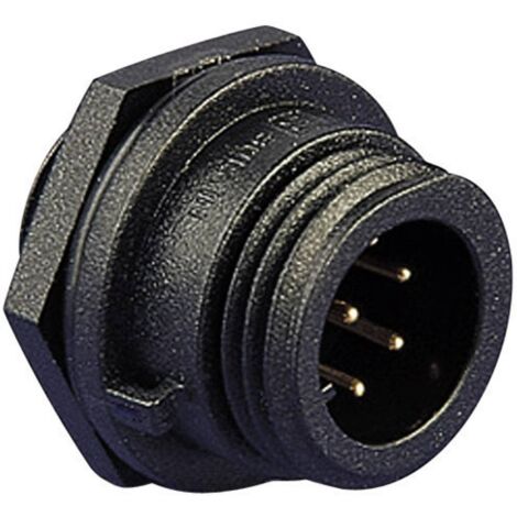 Bulgin PX0412/10P Cosse cylindrique mâle embase mâle Nombre total de pôles: 10 Série (connecteur rond): PX04 1 pc(s) D17805