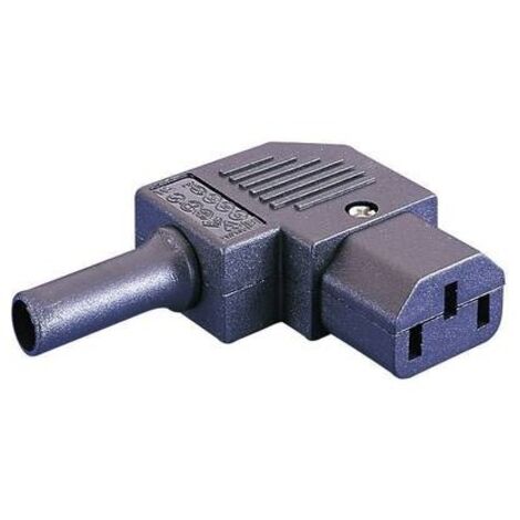 Bulgin PX0587/SE Connettore IEC PX Presa angolata Tot poli: 2 + PE 10 A Nero 1 pz.