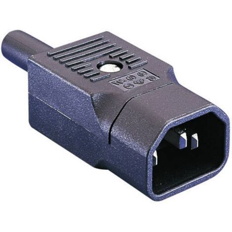 Bulgin PX0686 Connettore IEC PX Spina dritta Tot poli: 2 + PE 10 A Nero 1 pz.