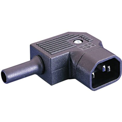 Bulgin PX0686/SE Connettore IEC PX Spina dritta Tot poli: 2 + PE 10 A Nero 1 pz.