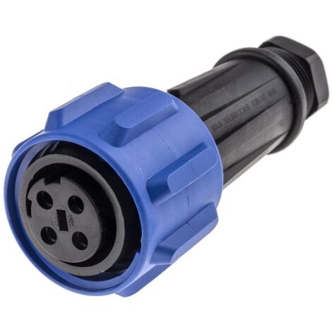Bulgin PX0911 connettore circolare nero a 4 poli impermeabile