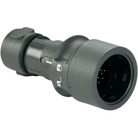 Bulgin PXP6010/03S/ST Cosse cylindrique mâle femelle, droit Nombre total de pôles: 3 Série (connecteur rond): PXP 1 pc(s) W74843