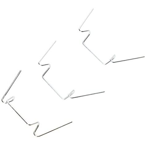 Bulk Hardware BH00058 Clip a W in Tondino, Set di 75 Pezzi