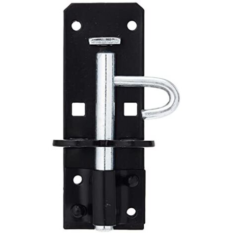 Bulk Hardware BH01736 Chiavistello Rinforzato Tipo 2A, Nero