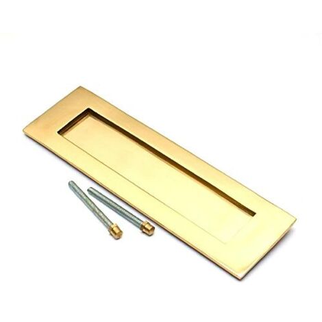 Bulk hardware BH03589 - 250 x 75 mm lettera targa in ottone massiccio vittoriano