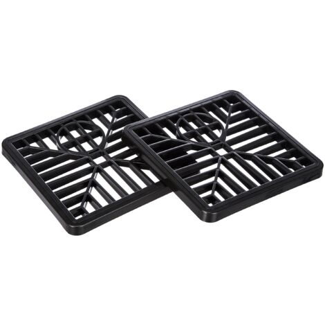 Bulk Hardware BH05743 Gulley griglia in plastica, 150 mm (15,2 cm), colore nero, confezione da 2