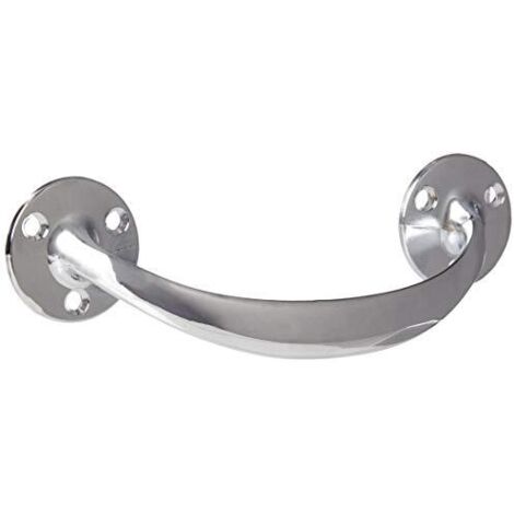 Bulk Hardware BH05753 cabinet armadio maniglia a forma di arco, 150 mm (15,2 cm) – cromo lucido