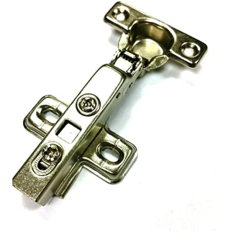 Bulk Hardware BH06008 cerniera 26 mm 95 gradi Soft Close Zp clip-on Full Overlay, set da 2 pezzi