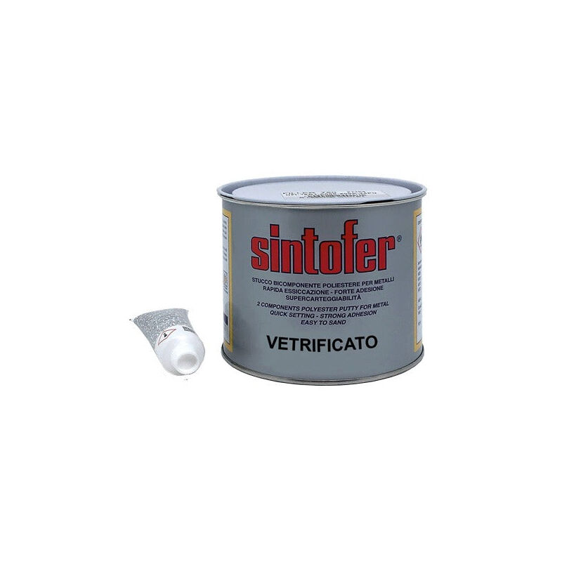 Sintolit - Bull-Component Stuc-charges sèche rapidement pour les métaux et le pot en fibre de verre 750 ml