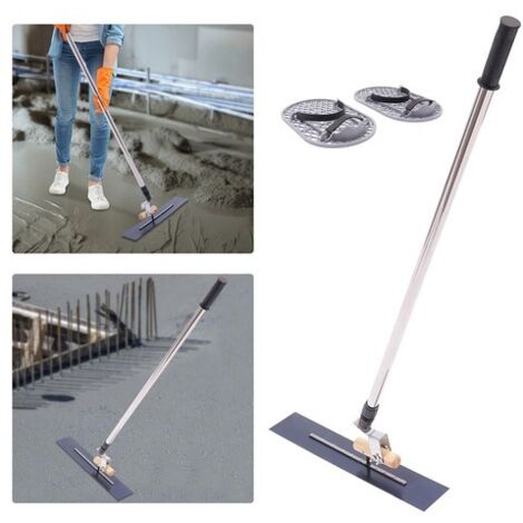 Bull Float Kit Concrete Trowel with Long Handle Cement Surface Smoothing Tool