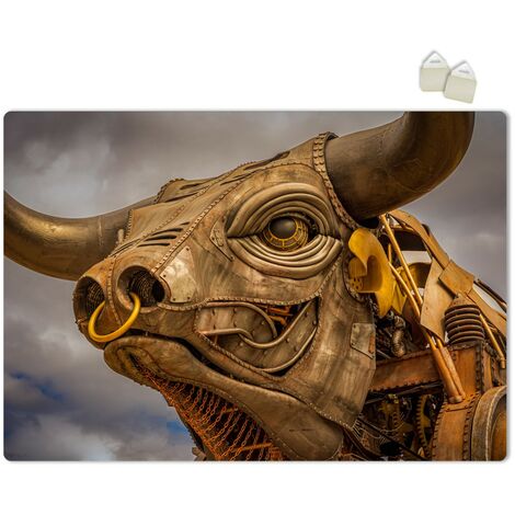BULL ROBOT - POSTER in PVC da 3mm - Misura: 70x100 cm