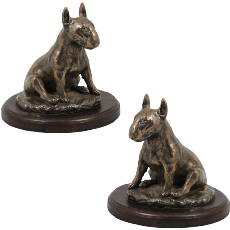 Bull Terrier, Bull Terrier V - statuetta di cane, statuetta da ufficio, trofeo per una mostra canina di Art-Dog