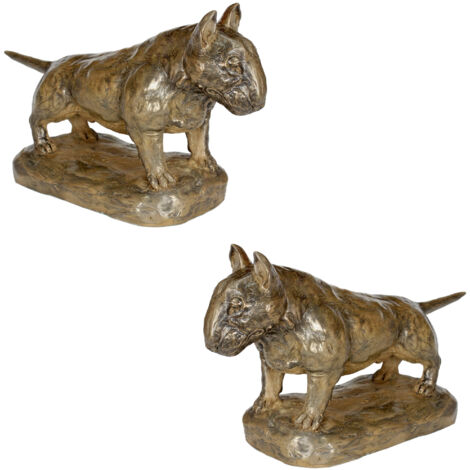 Bull Terrier VI - statuetta di cane, figurina da ufficio, trofeo per una mostra canina di Art-Dog