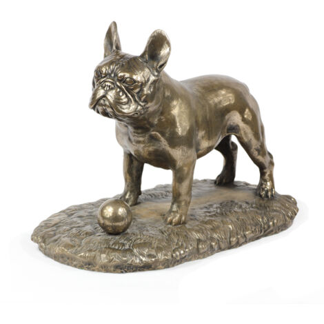 Bulldog francese I - statuetta esclusiva di cane, design d'interni di lusso, edizione limitata di statuette Art-Dog