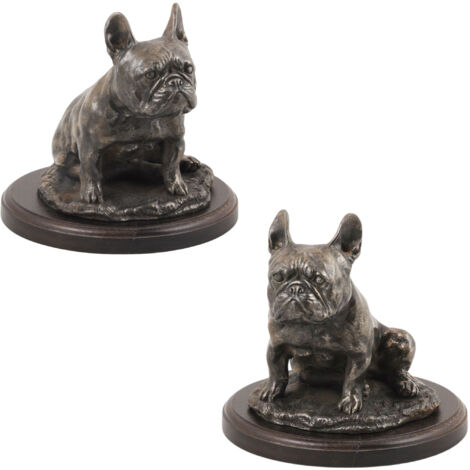 Bulldog francese III - statuetta di cane, statuetta da ufficio, trofeo per una mostra canina di Art-Dog