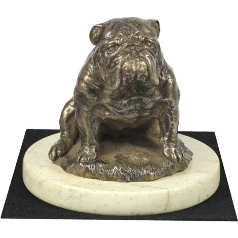 Bulldog III - estatuilla de perro, figura de silueta de perro, trofeo para una exposición de perros de Art-Dog
