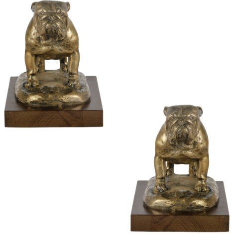 Bulldog inglés, Bulldog IV: estatuilla de perro, figura de oficina, trofeo para una exposición de perros de Art-Dog