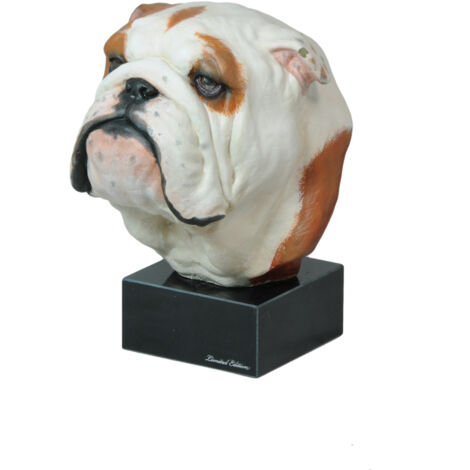 Bulldog inglese, Bulldog - statuetta dipinta, figurina, realizzata dall'artista, marchio Art-Dog