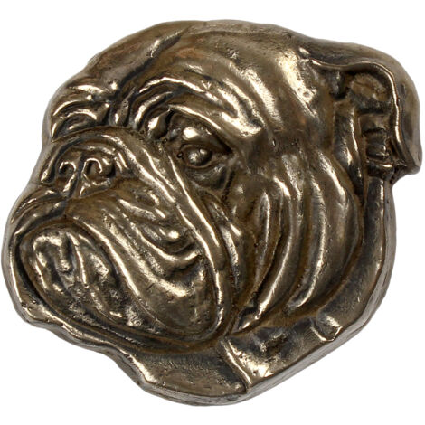 Bulldog - una targa commemorativa con un cane, un ringraziamento personalizzato, un premio, un diploma con dedica del marchio Art-Dog