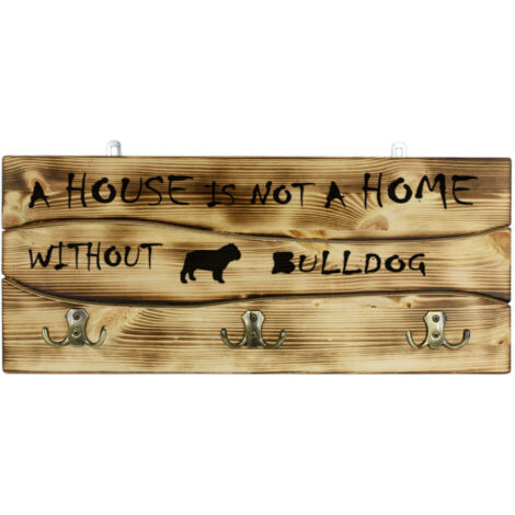Bulldogge - Kleiderbügel mit Hund, Medaillenaufhänger, Wohndeko von Art-Dog