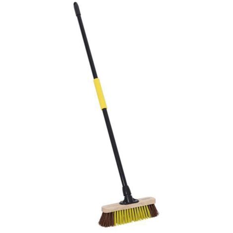 BULLDOZER Dual Fill Bass/PET Broom - Heavy Duty, 11 Inch