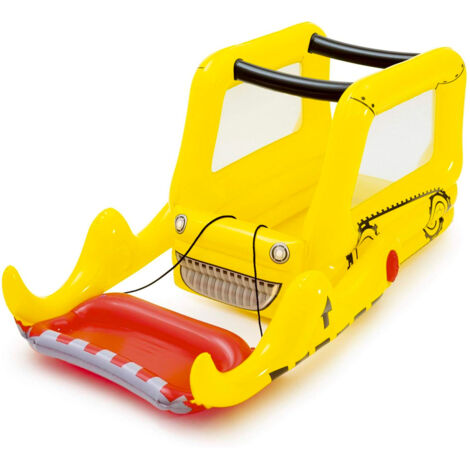 Bulldozer Gonfiabile Con 25 Palline 198x84cm