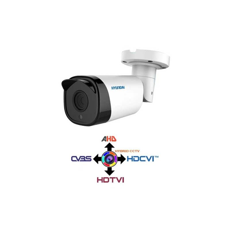 Hyundai - Bullet Caméra cctv 2.8-12mm 4IN1 Hybrid 1.0Mpx IP66 HD@720p