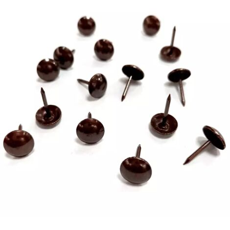 BULLETTA TAPPEZZIERE BRONZATA CON TESTA DIAMETRO 10 MM