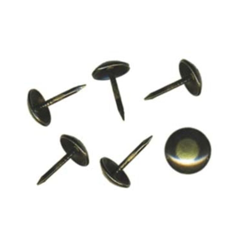 Image of Idroweb - Bullette da tappezziere acciaio bronzato sfumato - ø mm.9x15h. in scatola da pz.1000 1 scatola