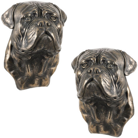 Bullmastiff, Bulmastif: una estatuilla de perro, un busto colgante, una decoración única para un amante de los perros de Art-Dog
