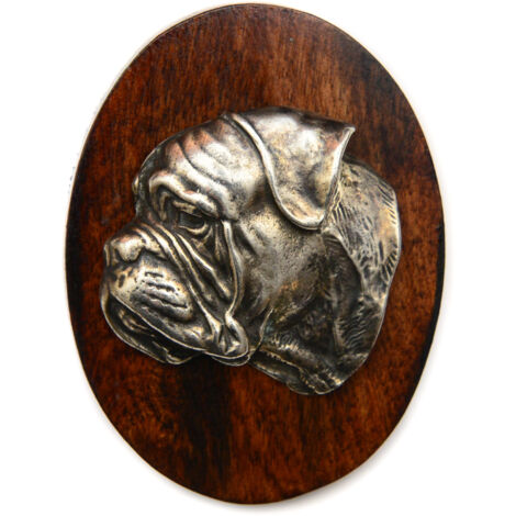 Bullmastiff, Bulmastiff I - broche d'exposition, clip de numéro de départ, badge de chien par Art-Dog