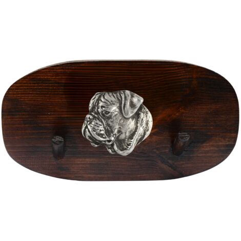 Bullmastiff, Bulmastiff II: percha para accesorios, percha para medallas con perro, ganchos para llaves de Art-Dog