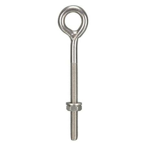 PEREL BULLONE A OCCHIO IN ACCIAIO INOX - Ø 8 x 130 mm