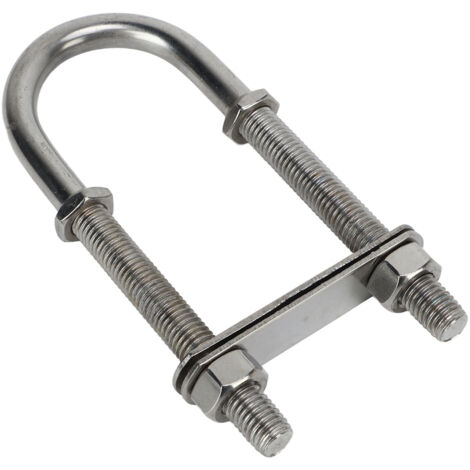 Bullone a U in acciaio inossidabile di grado marino, vite per barche, bullone a U con dado, accessori per ferramenta per yacht M12