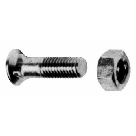 Bullone tspqst 120° M16x45 con dado